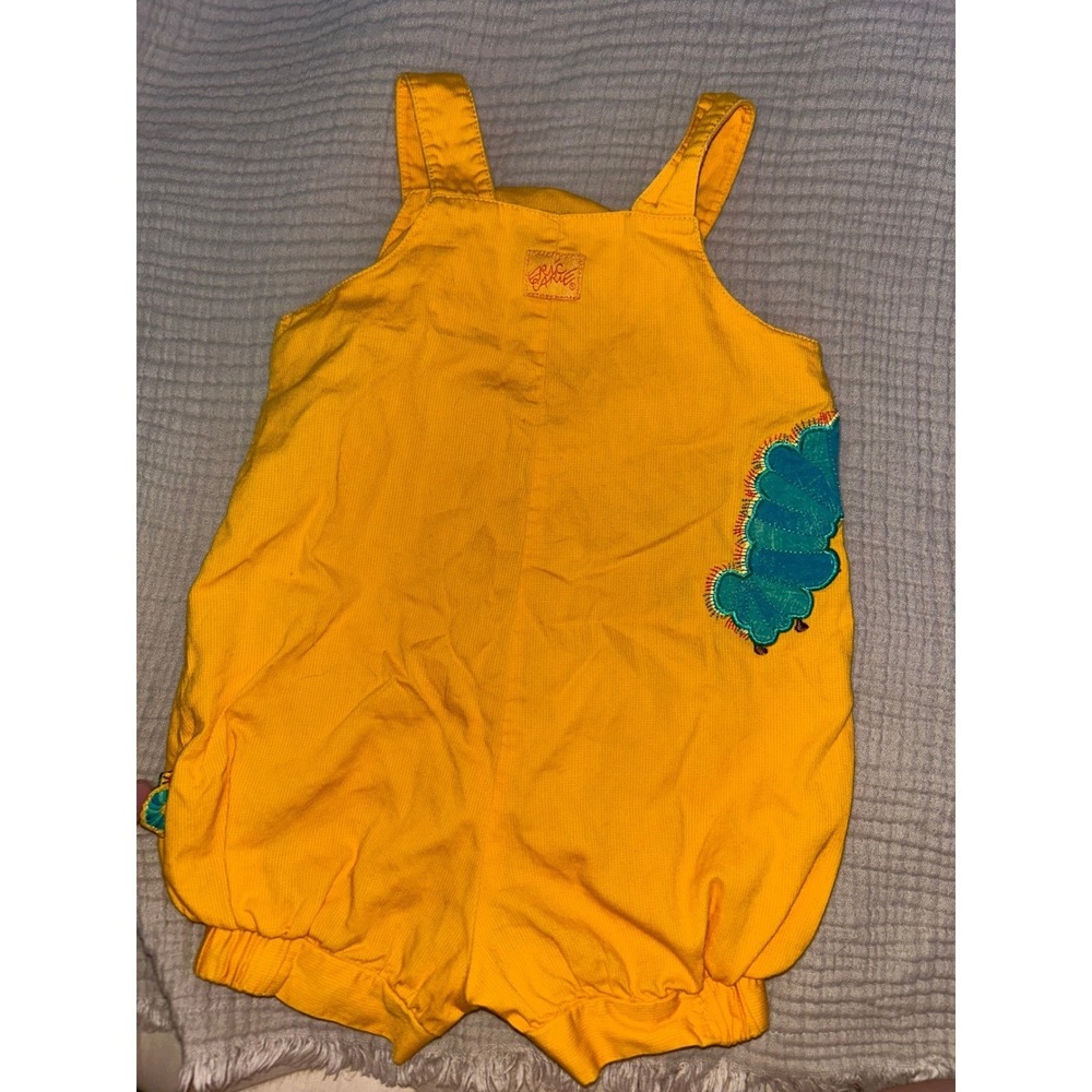Vintage Carters Baby The Very Hungry Caterpillar Corduroy Romper 6-9M Eric Carle - Picture 4 of 6